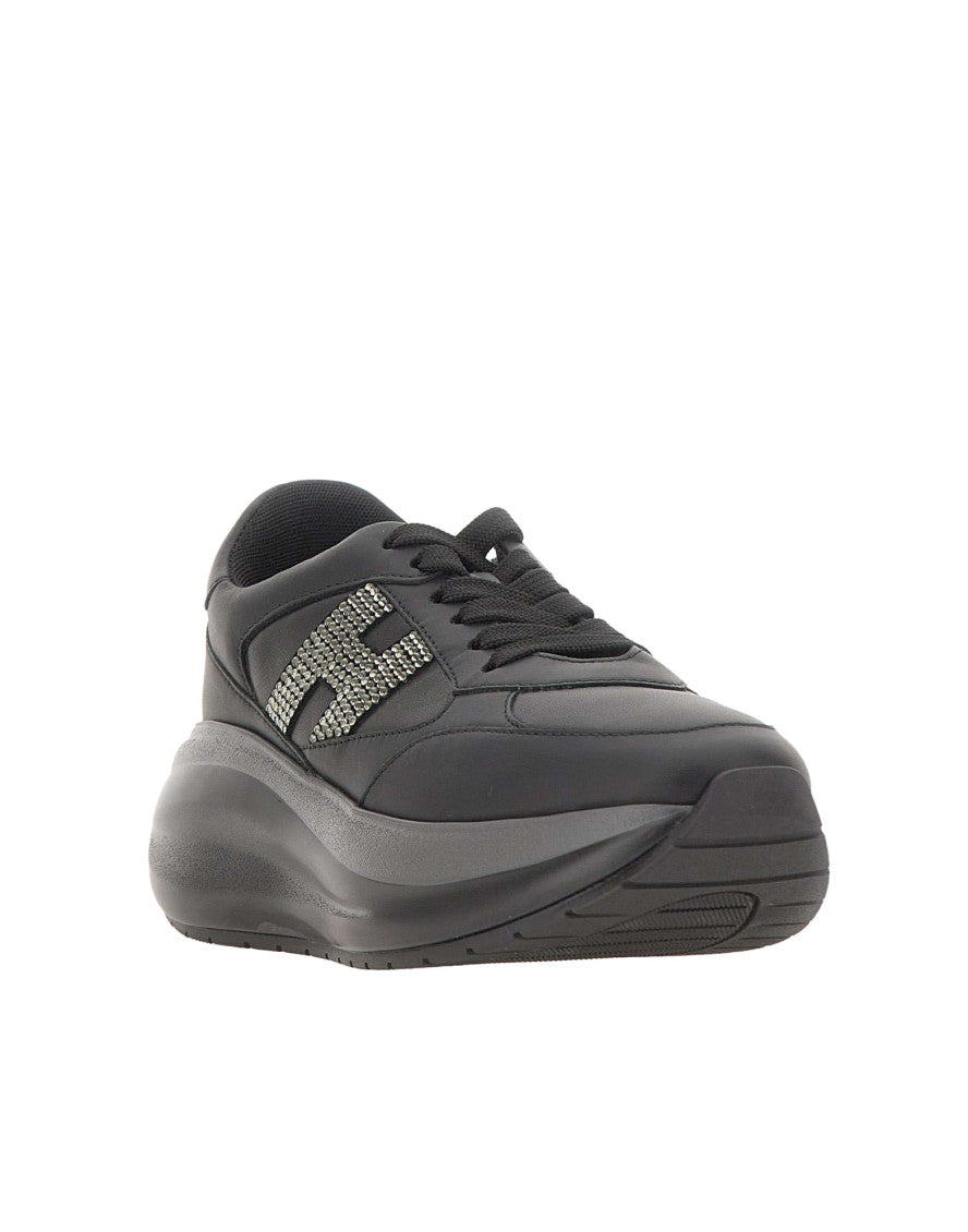 Black Logo Sneakers 2