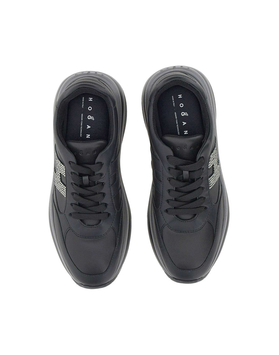 Black Logo Sneakers 4