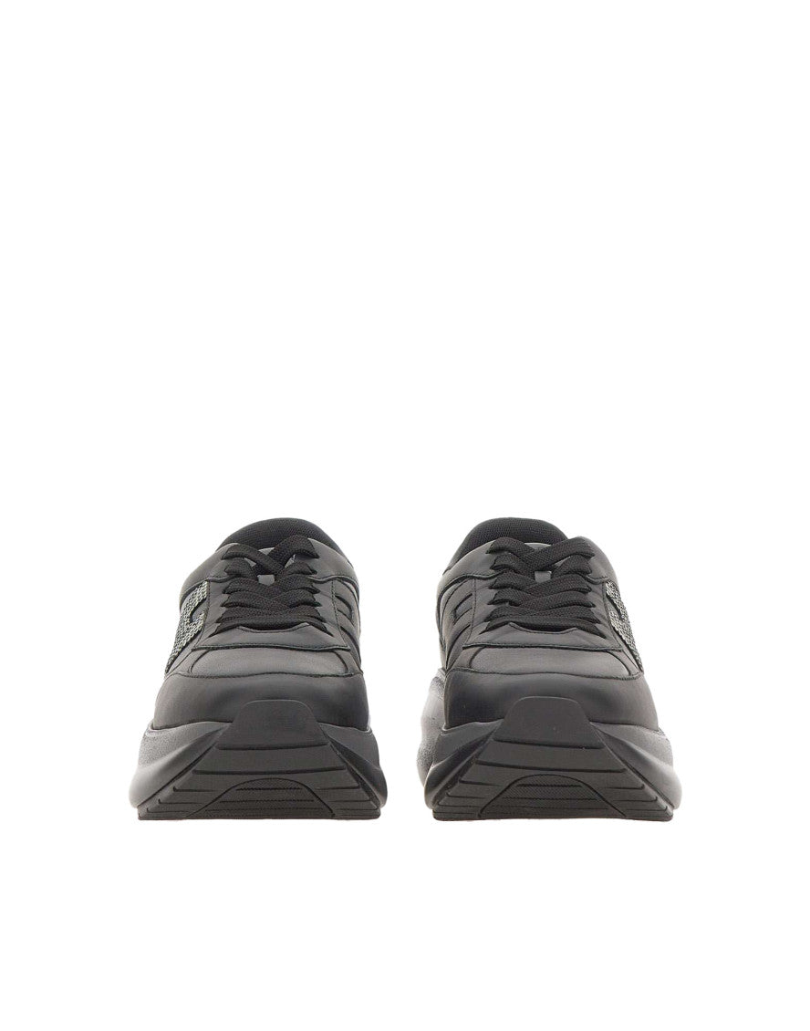 Black Logo Sneakers 5