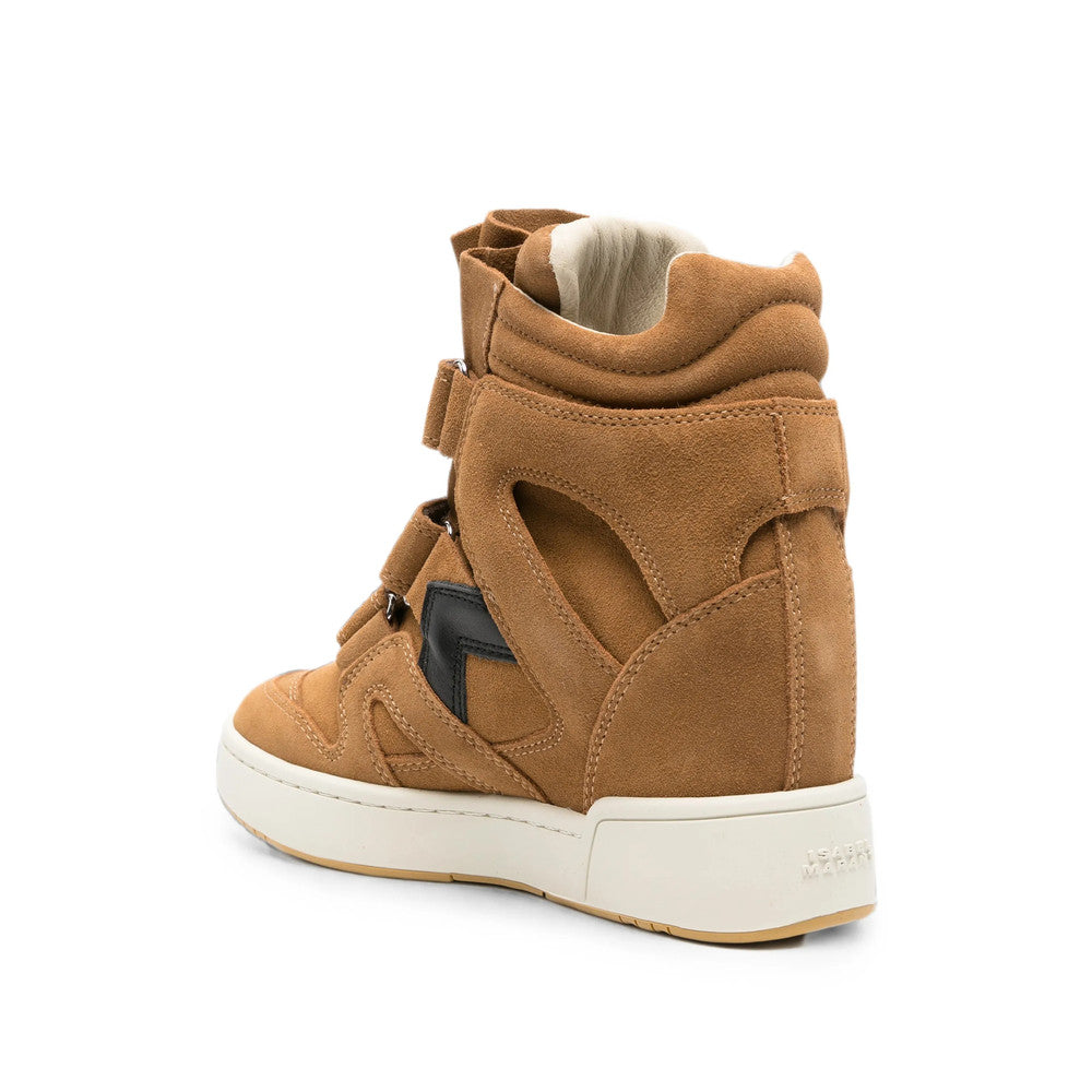 Brown Perforated Balskee Sneakers 4