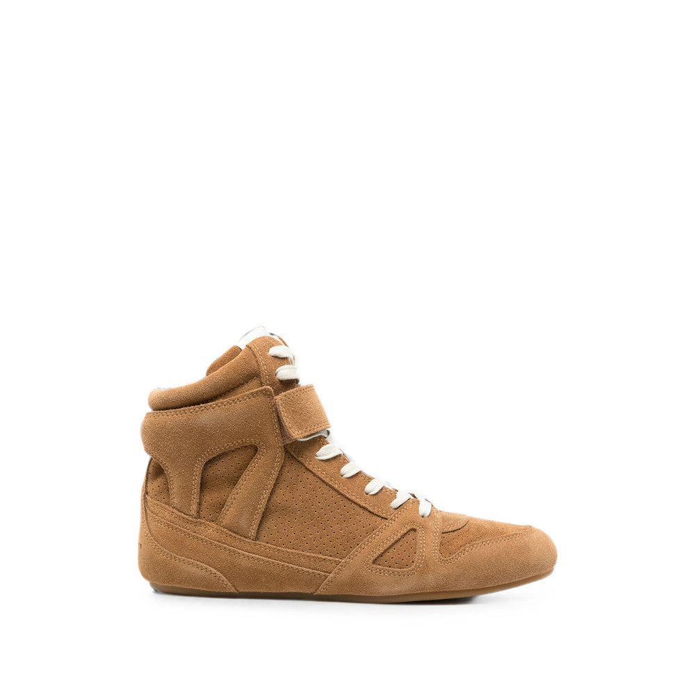 Brown Perforated Balskee Sneakers 1