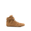 Brown Perforated Balskee Sneakers 1