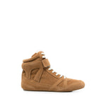 Brown Perforated Balskee Sneakers 1