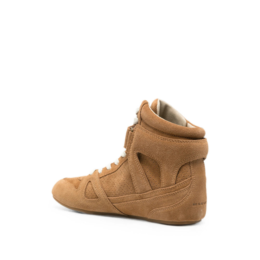 Brown Perforated Balskee Sneakers 3