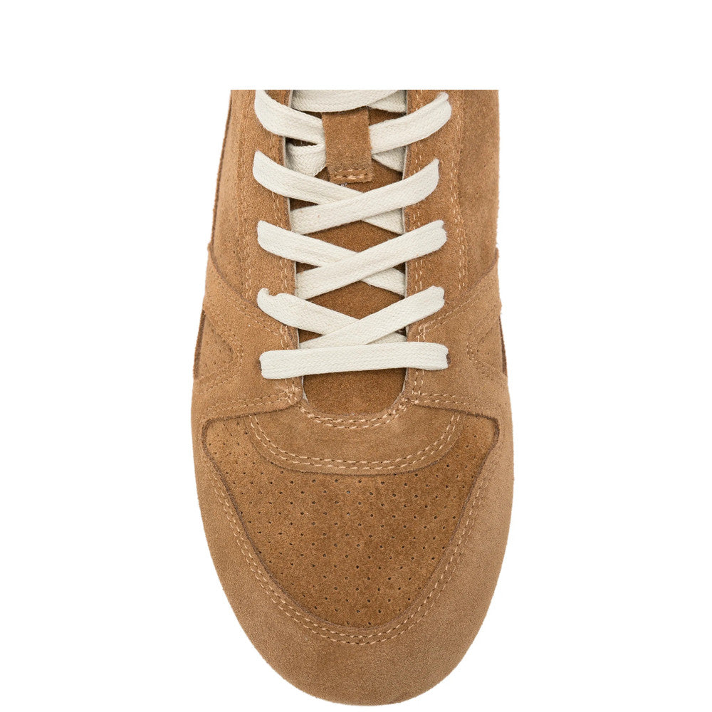 Brown Perforated Balskee Sneakers 4