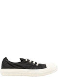 Black Lace Up Low-top Sneakers 1