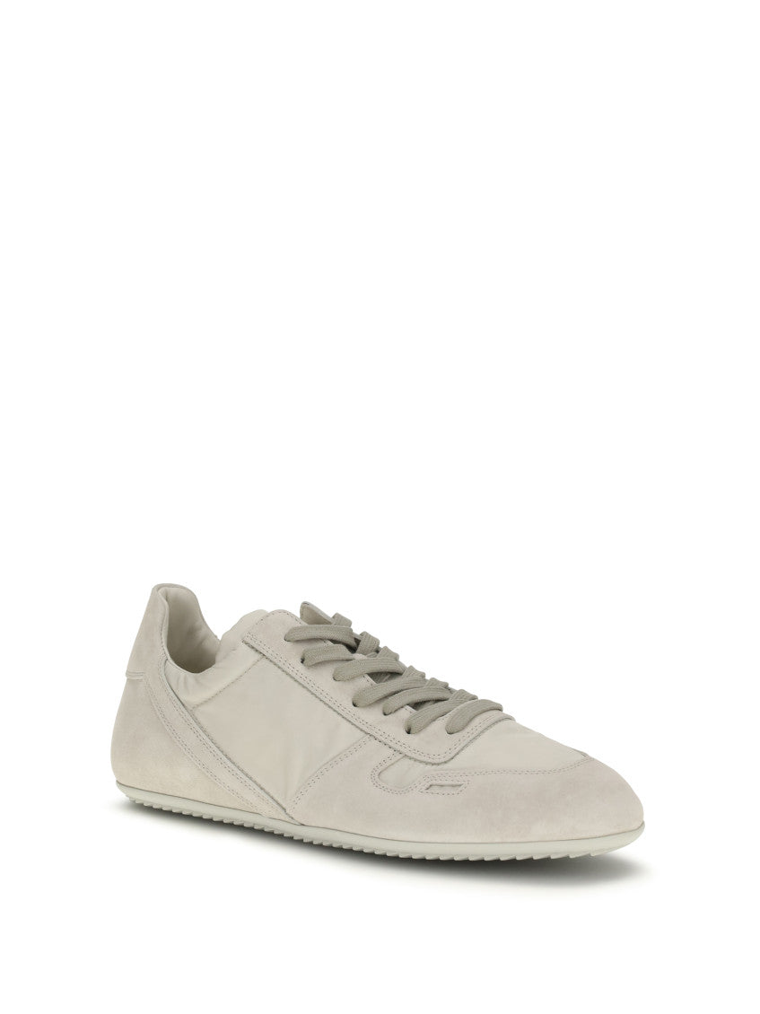 Grey Leather Sneakers 2