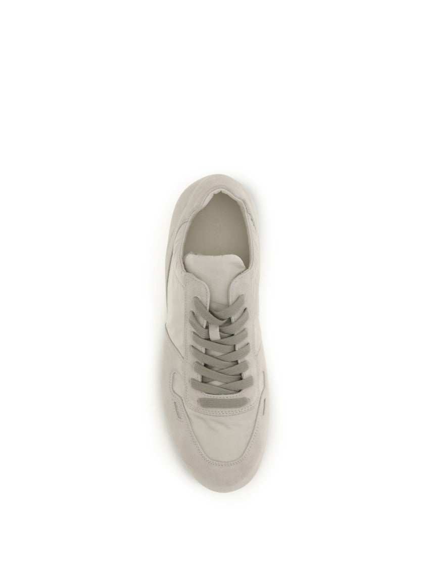 Grey Leather Sneakers 4
