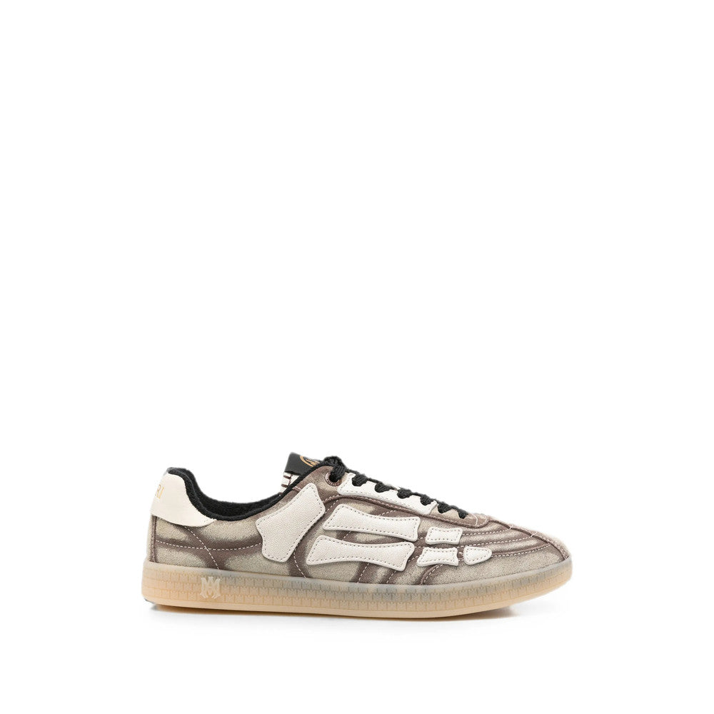 Brown Logo Skeleton Sneakers 1