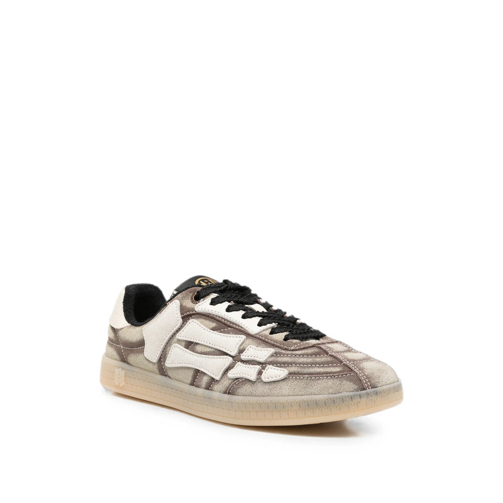 Brown Logo Skeleton Sneakers 2