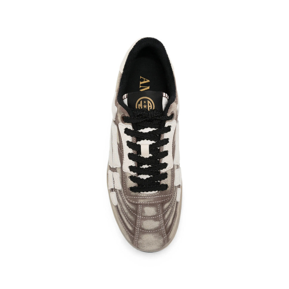 Brown Logo Skeleton Sneakers 3