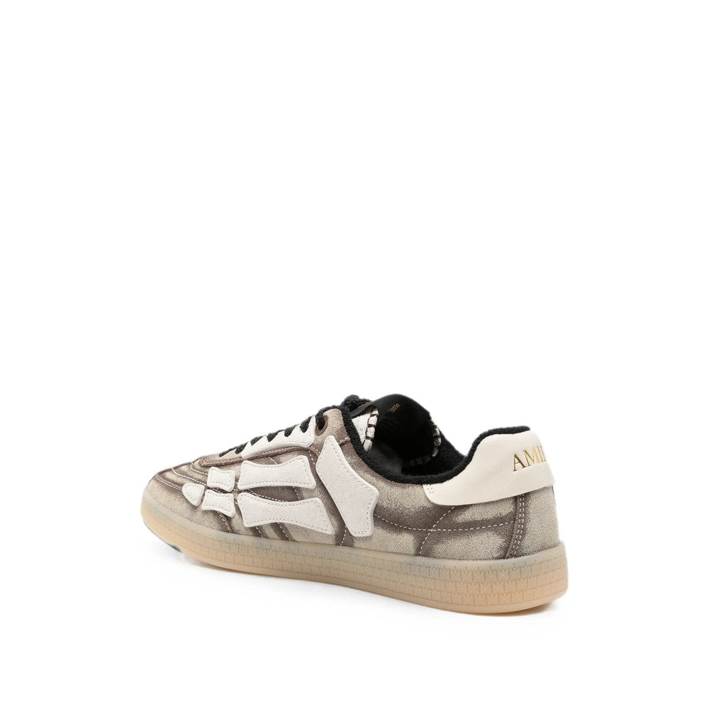 Brown Logo Skeleton Sneakers 4