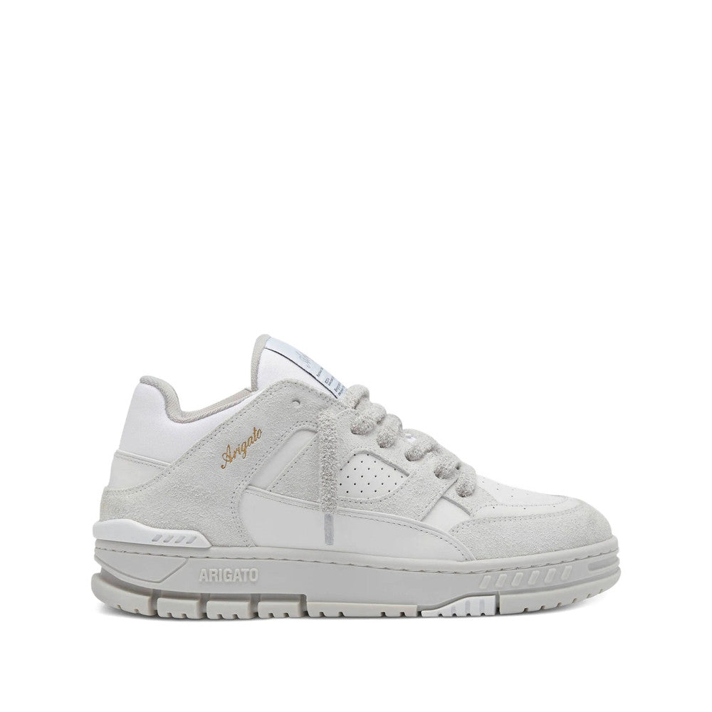 White Color Block Sneakers 1