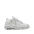 White Color Block Sneakers 1