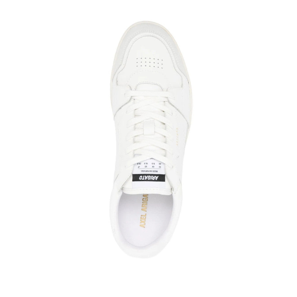 White Perforated Sneakers 4