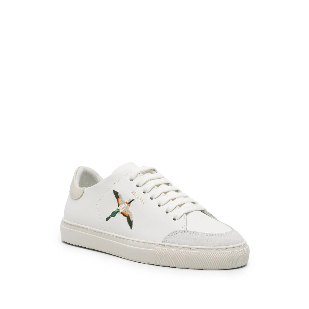 White Embroidered Sneakers 2