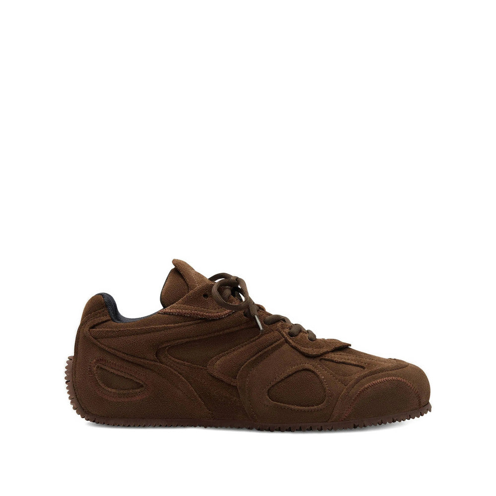 Brown Suede Slow Sneakers 1