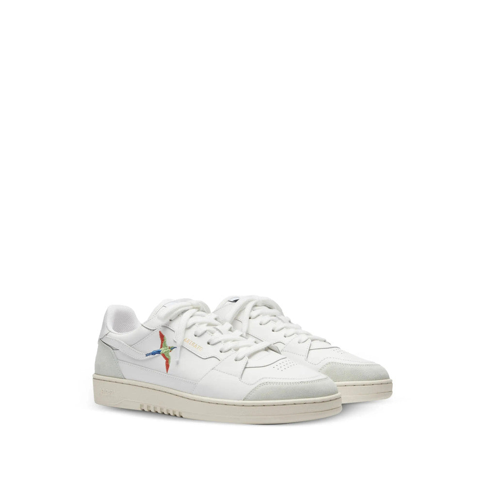 White Embroidered Dice Lo Sneaker 2