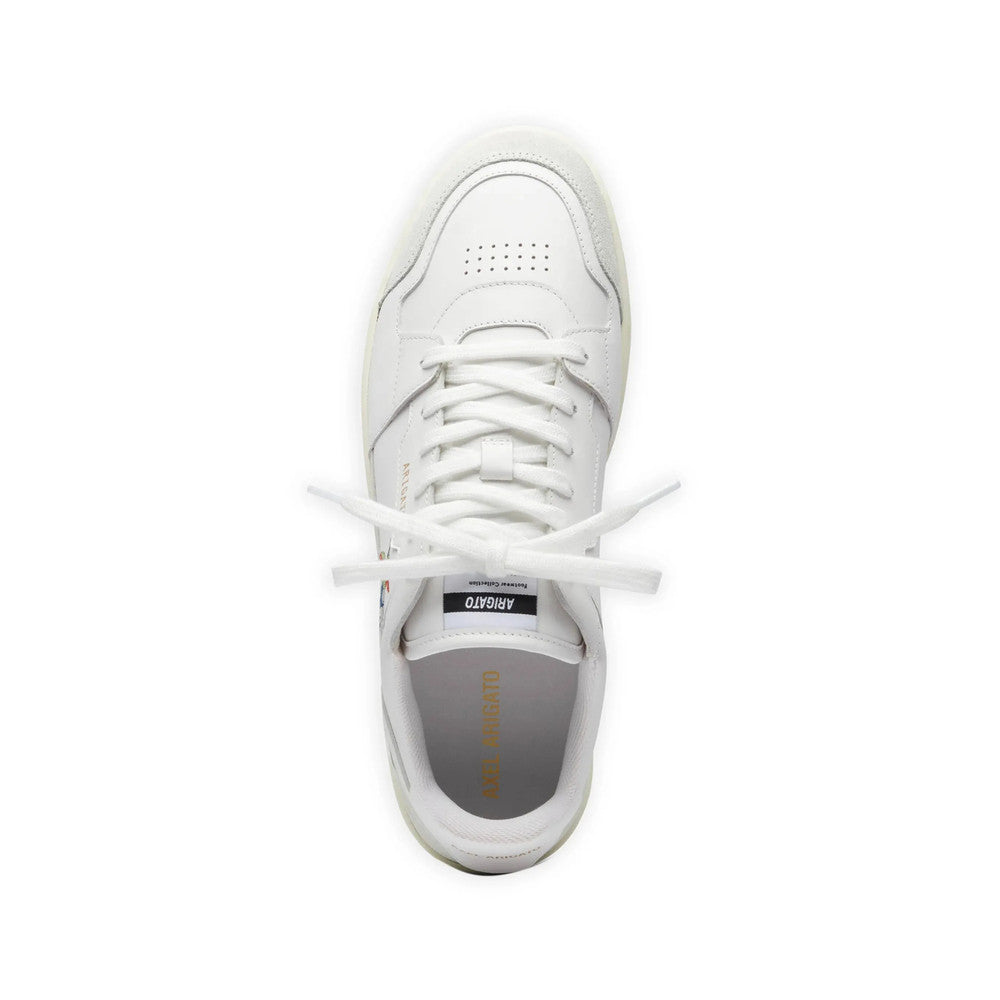 White Embroidered Dice Lo Sneaker 3
