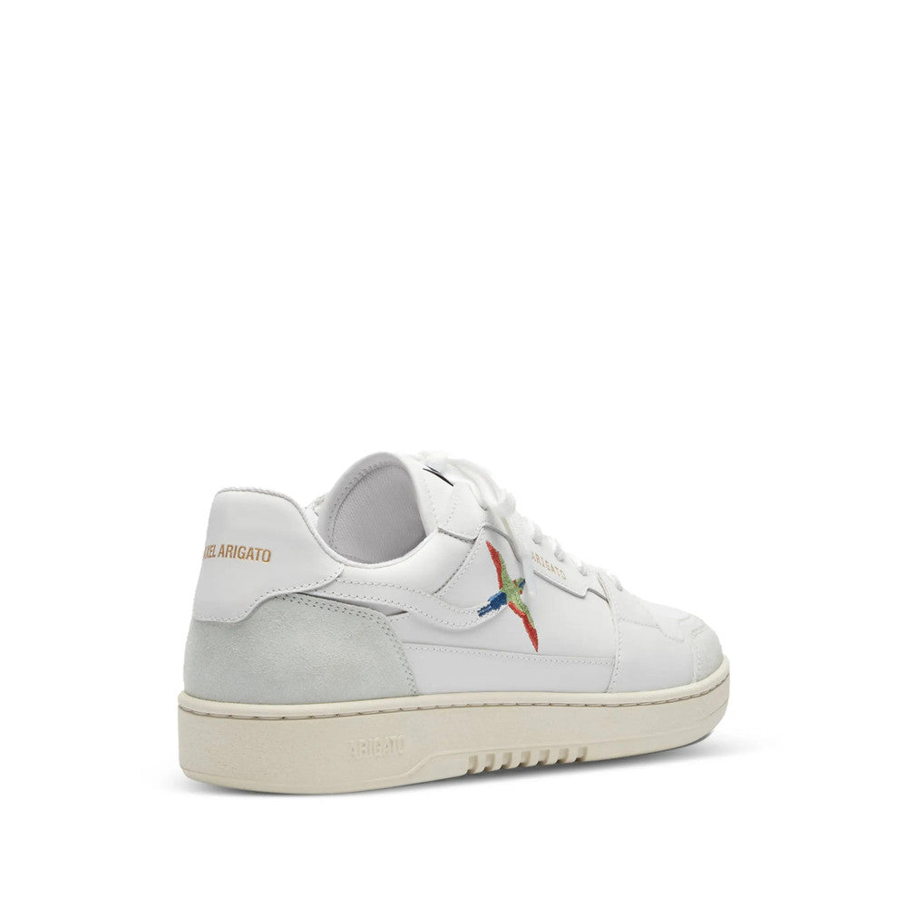 White Embroidered Dice Lo Sneaker 4