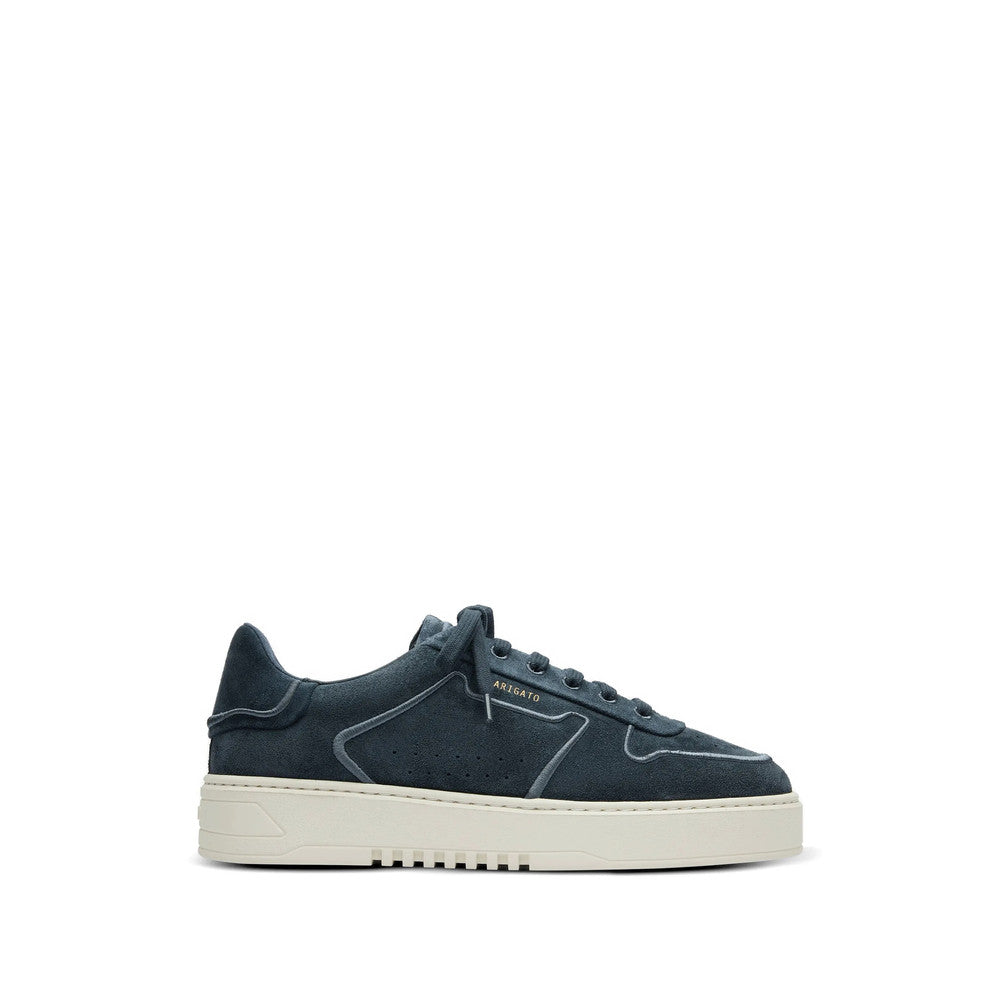Blue Perforated Orbit Sneakers 1