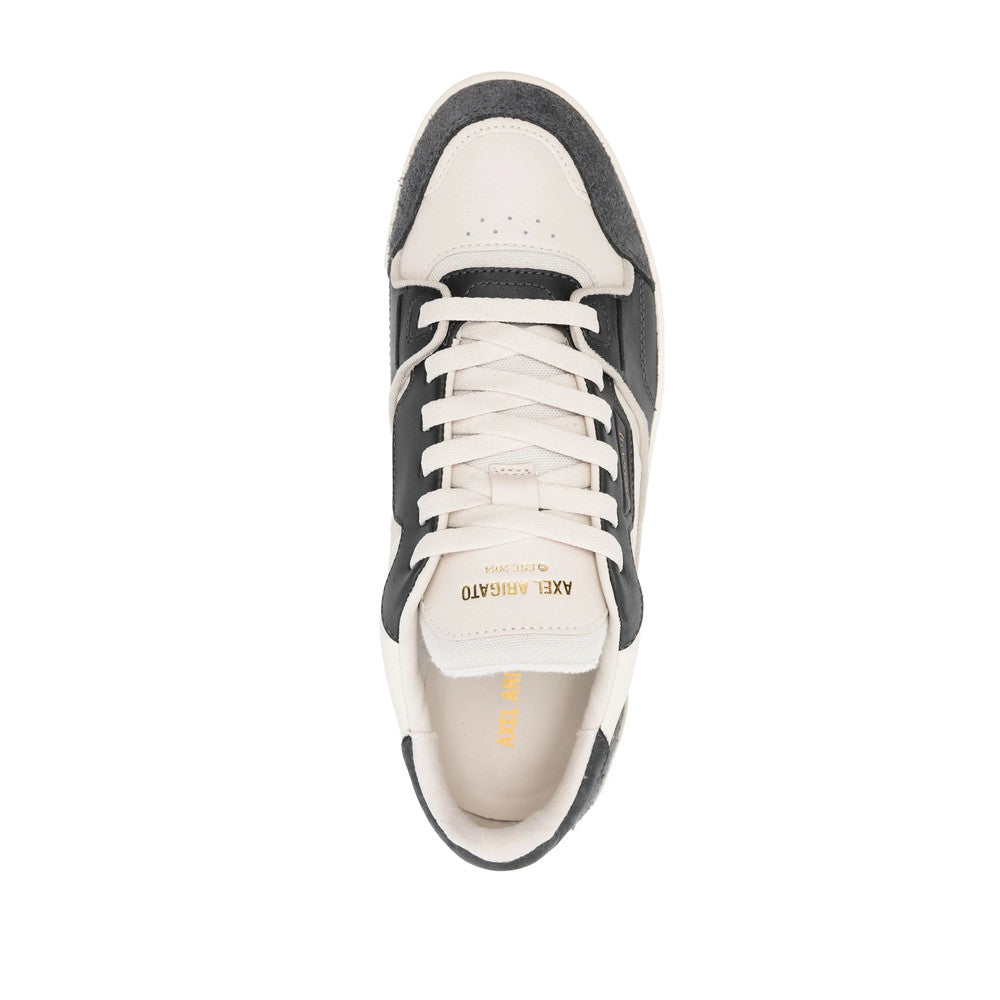 White Color Block Clay Sneakers 4