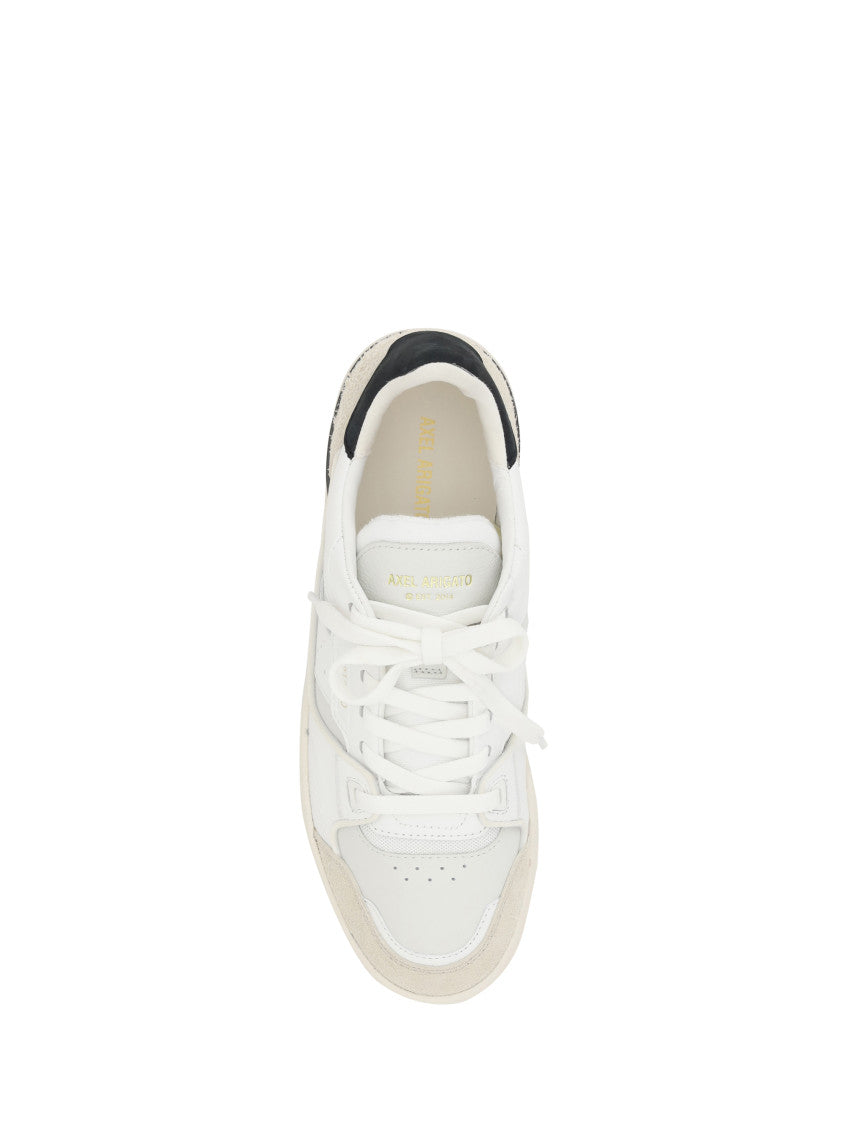 White Perforated Clay Sneakers 3