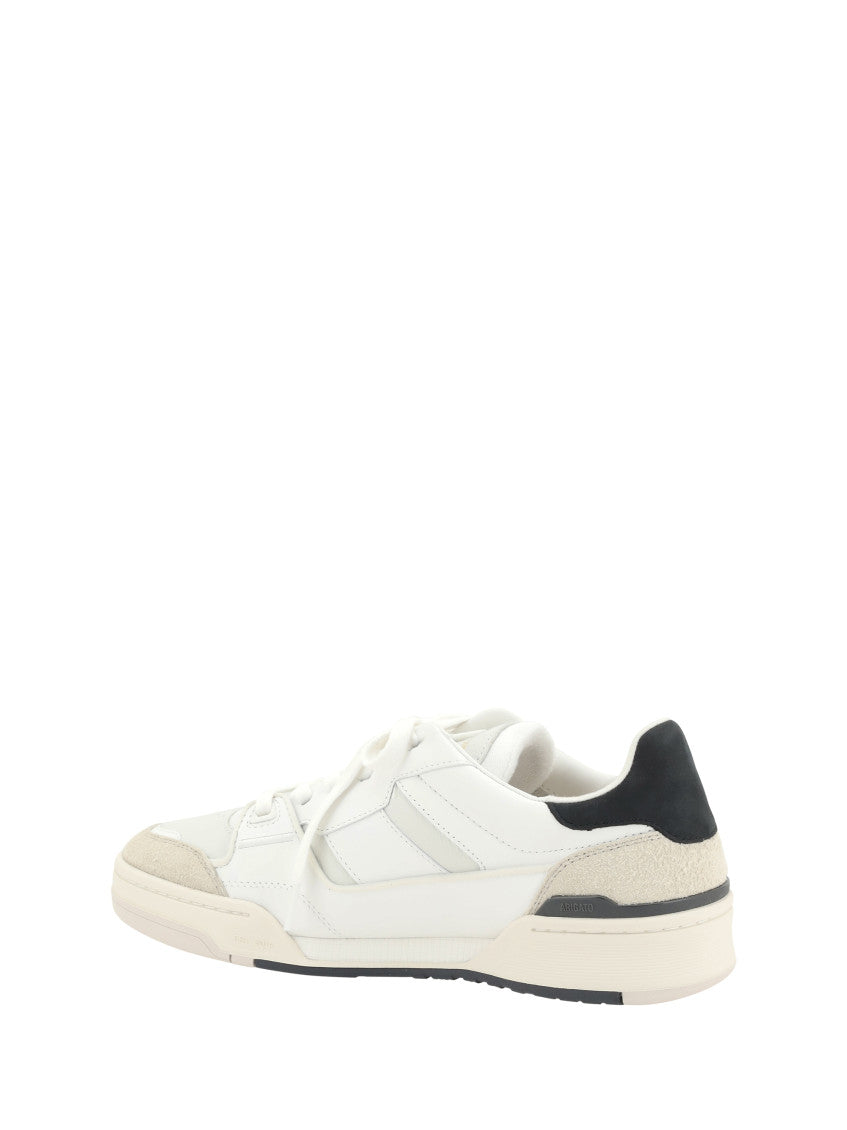 White Perforated Clay Sneakers 4