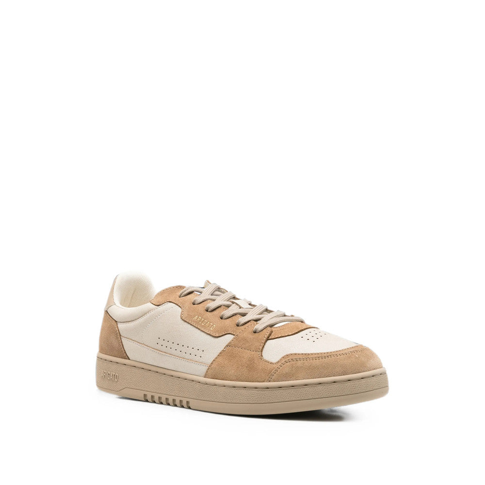 Beige Color Block Dice  Sneakers 2
