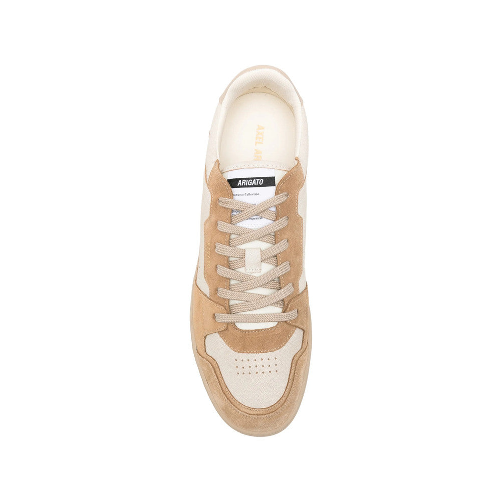 Beige Color Block Dice  Sneakers 4