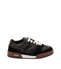 Black Logo Match Sneakers 1