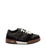 Black Logo Match Sneakers 1