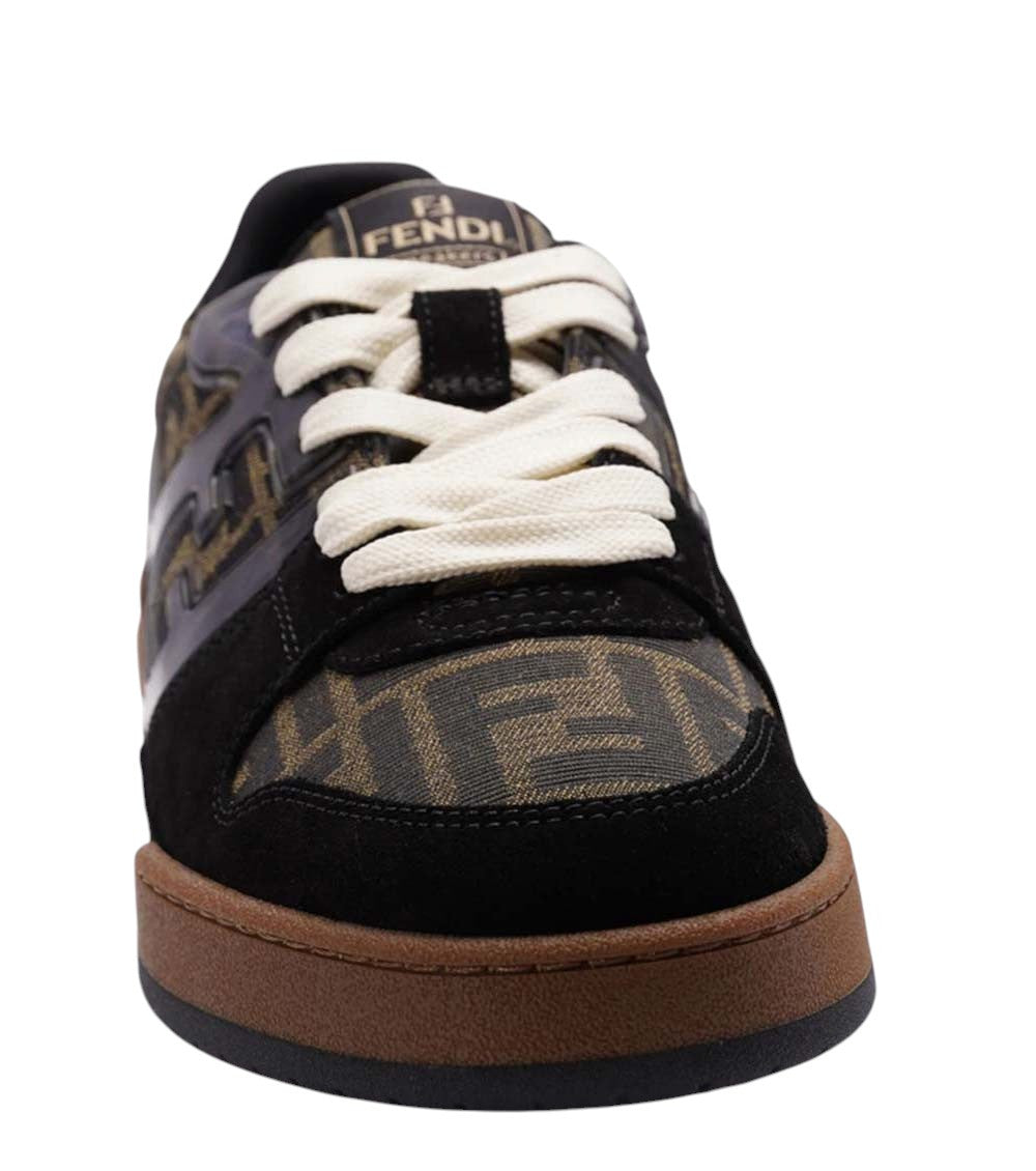 Black Logo Match Sneakers 3