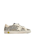 Kids Silver Embellished Sneakers 1