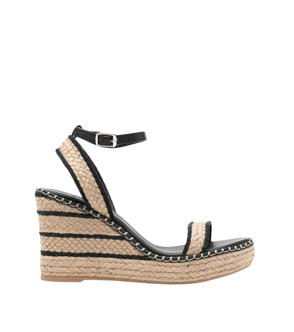 Beige Braided Bera Wedges 1