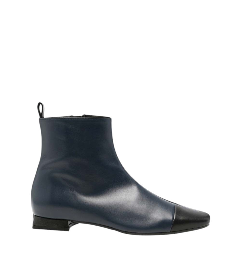 Blue Leather Simonetta Boots 1