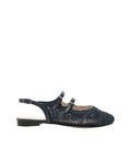 Blue Woven Ballet Flats 1