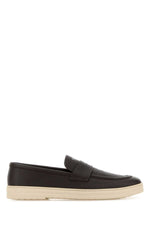 Dark Brown Leather Loafers 1
