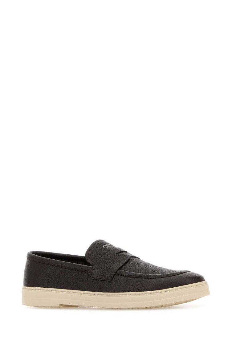 Dark Brown Leather Loafers 2