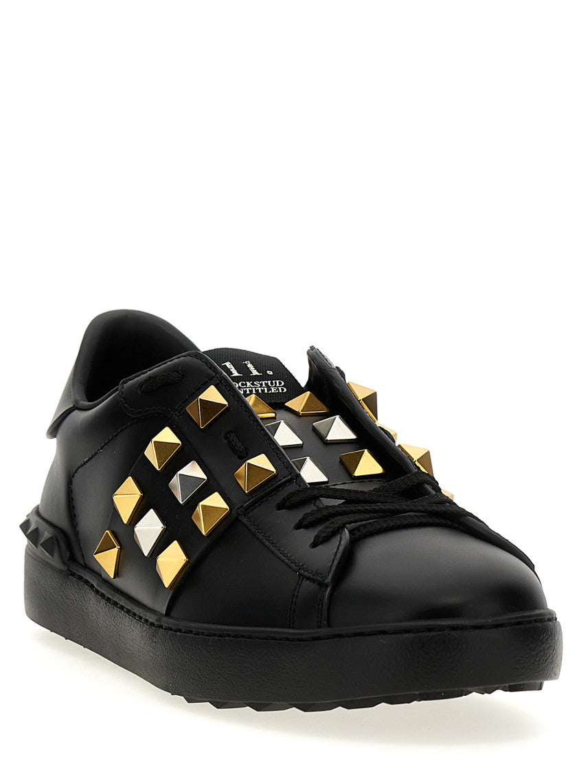 Black Rockstud Sneakers 2