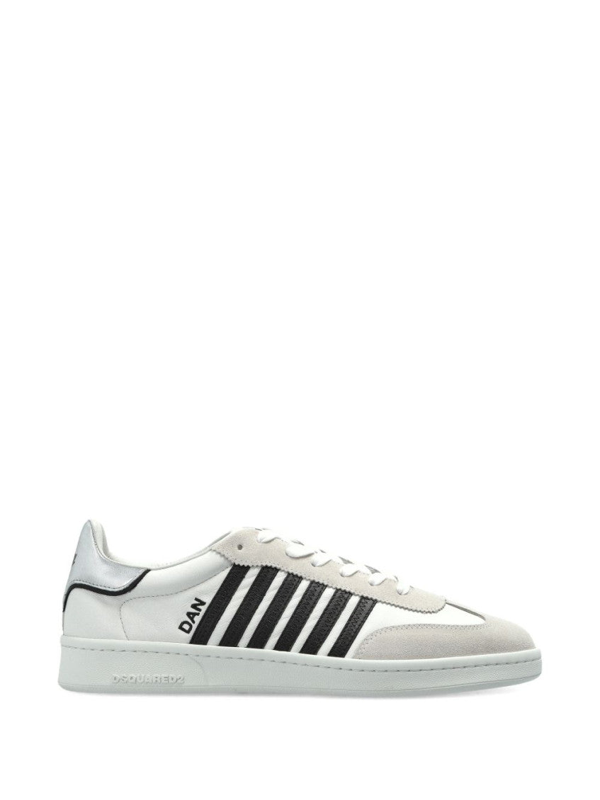 White Lace Up Sneakers 1