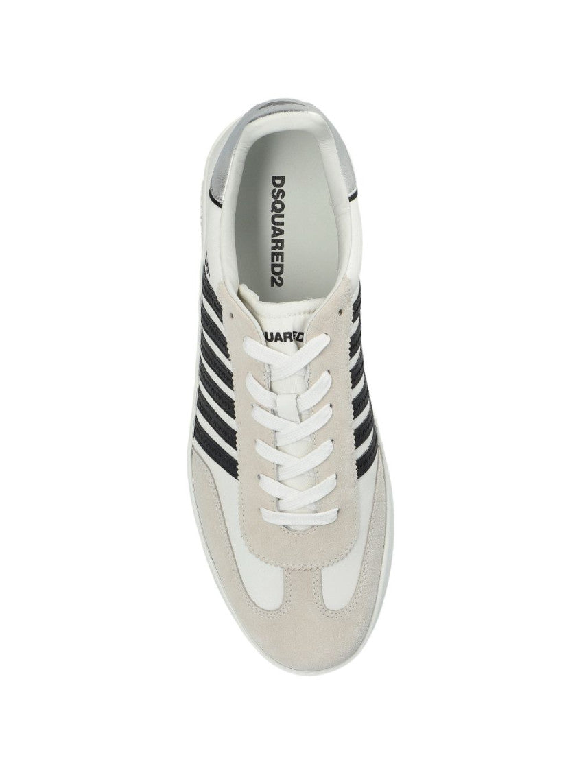 White Lace Up Sneakers 2
