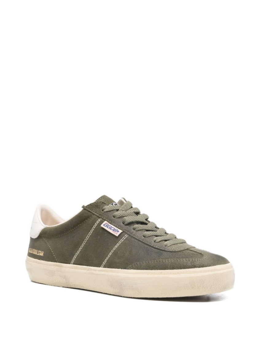 Green Lace Up Sneakers 2