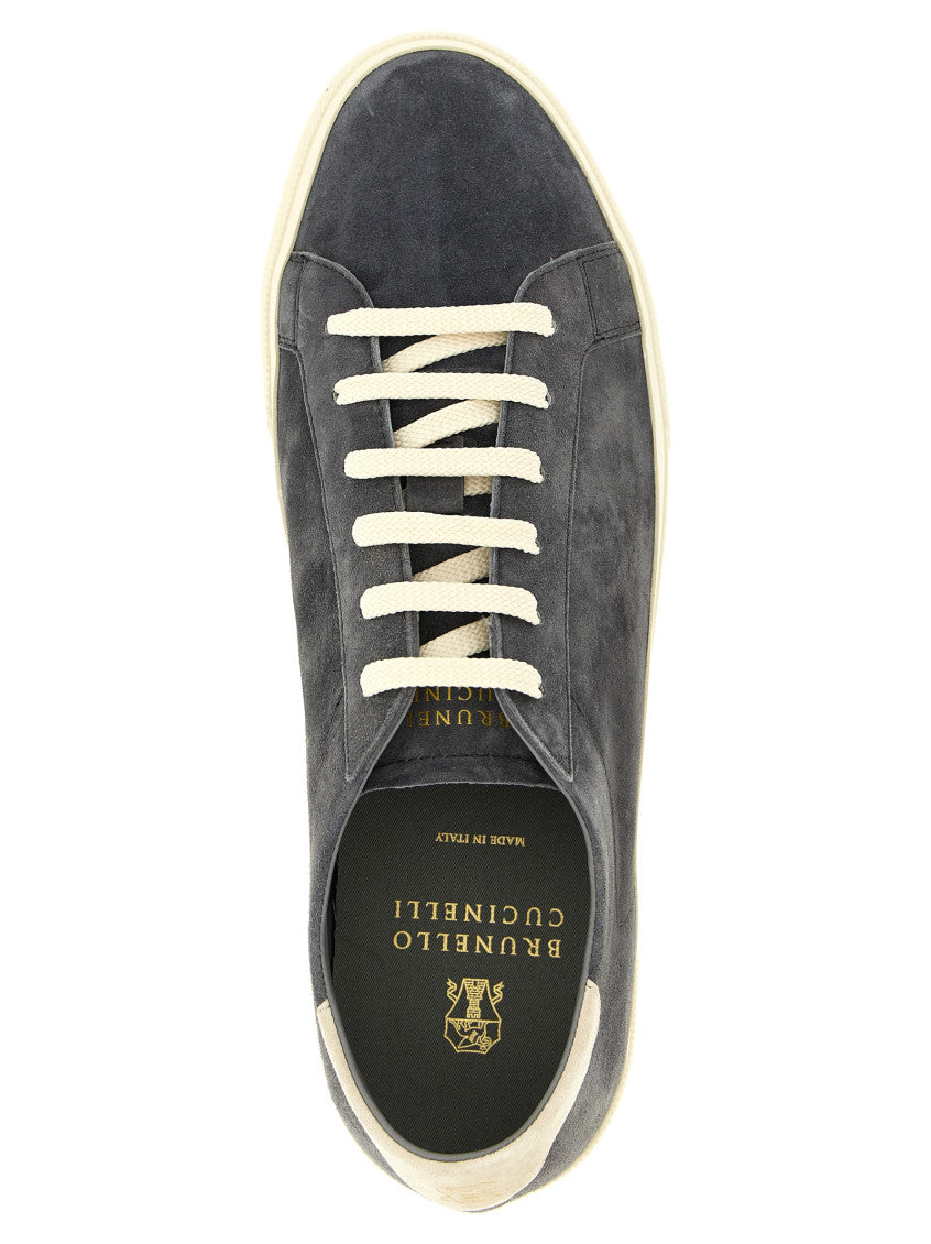 Grey Suede Sneakers 4