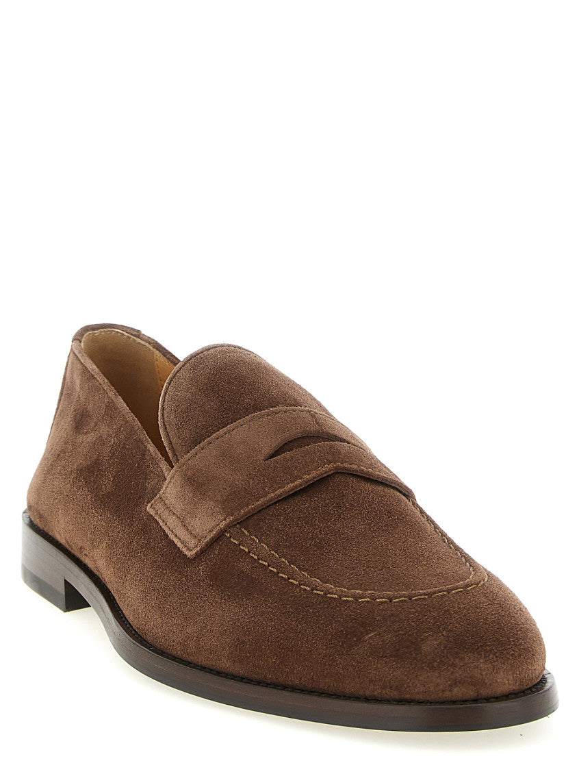 Brown Suede Loafers 2