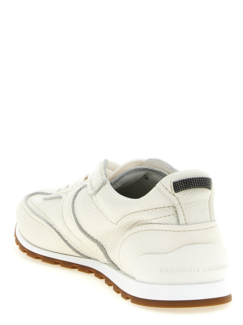 White Leather Sneakers 3