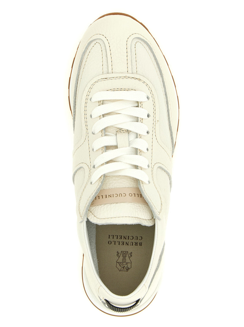 White Leather Sneakers 4