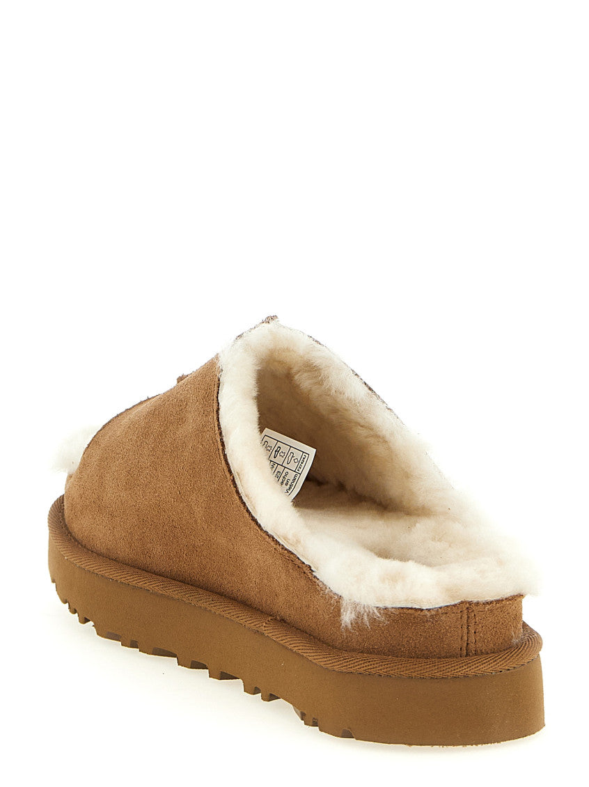 Brown Suede Slides 3