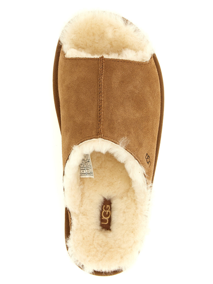 Brown Suede Slides 4