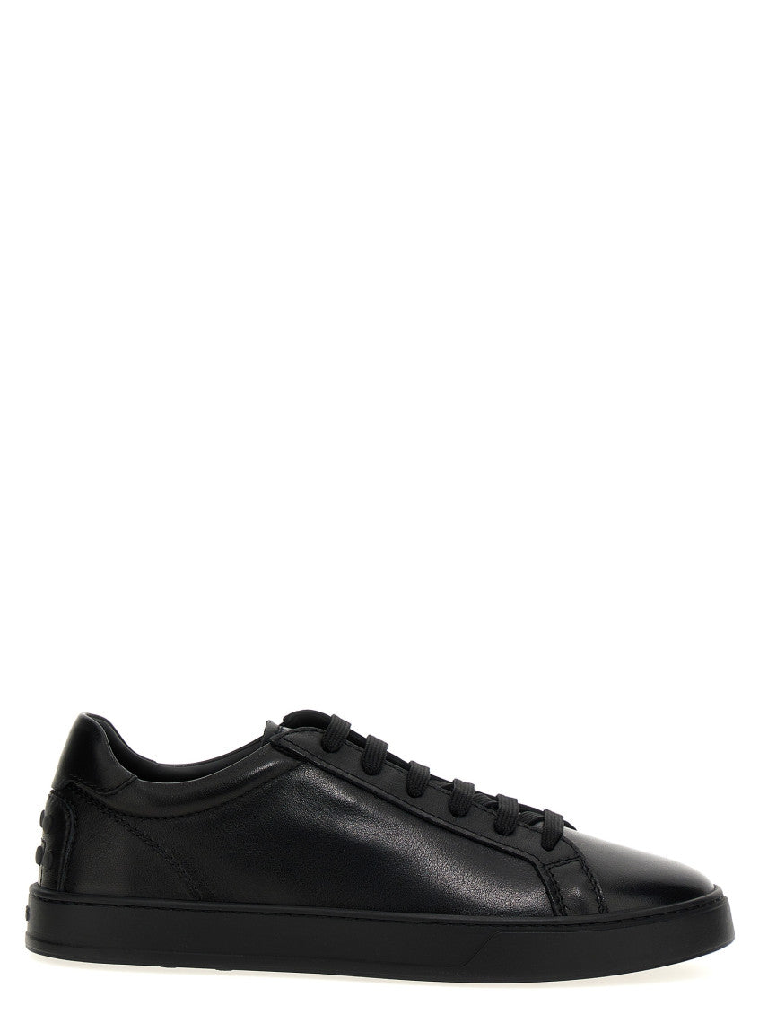 Black Leather Sneakers 1